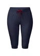 Жіночі бриджі капрі батал Esmara 2XL (58-60) синій (11115) - зображення 2