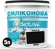 Цветная краска Силиконовая Skyline для влажных помещений 9000-N (C) Нуар 5 л (4821044017139) - изображение 2