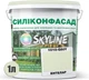Цветная фасадная Силиконовая краска SkyLine Силиконфасад 1010-G50Y Энтелар 1 л (4821044017399) - изображение 2