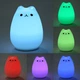Силиконовый LED светильник-ночник Кошечка (200824420_1) - изображение 4