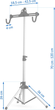 Stojak serwisowy na rower Humberg MB2 Aluminium Silver (5903890600815) - obraz 9