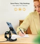 Бездротовий зарядний пристрій Choetech Magnetic 3 in 1 Magnetic Wireless Charging Stand Black (T585-F-BK) - зображення 5