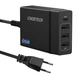 Мережевий зарядний пристрій Choetech PD 72W 3A+1C Wall Charger Black (PD72-1C3U) - зображення 7