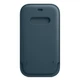 Чохол-кишеня Leather Sleeve (AAA) wih MagSafe для iPhone 12/12 Pro Baltic Blue (ALS12PBBLE) - изображение 2