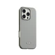 Чохол-накладка Blueo Leather Case для iPhone 16 Pro Max с MagSafe Grey (B52-I16PMGRY) - изображение 1