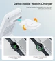 Бездротовий зарядний пристрій Choetech 15W 3 in 1 Wireless Charger Stand for Apple/Samsung Watch White (T608-F) - изображение 6