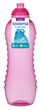 Butelka na wodę Sistema Twist ‘n’ Sip różowa 620 ml (9414202079510) - obraz 1