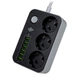 Мережевий фільтр LogicPower F24U6 3 розетки, 6xUSB-3.4A, 2 м, чорний (LP30327) - зображення 1