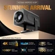 Домашній кінотеатр проектор SmartTV HCS350 Android 14 1080p FullHD 130" 450ANSI чорний - зображення 2