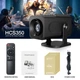 Домашній кінотеатр проектор SmartTV HCS350 Android 14 1080p FullHD 130" 450ANSI чорний - зображення 12