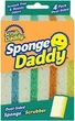 Губка кухонна Scrub Daddy Sponge Daddy 4 Pack (5060481022545) - зображення 1