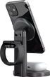 Бездротовий зарядний пристрій Soundliving 3-in-1 Wireless Charger Black (5745000684298) - зображення 3