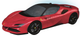 Puzzle 3D Ravensburger Car Ferrari SF90 Stradale 108 elementów 11576 (4005556115761) - obraz 2