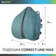 Ортопедическая подушка для спины, под поясницу Сorrect Line Max, цвет изумрудный - изображение 5