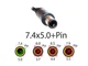Блок питания для Dell Latitude D510, D520, D530, D531, D531N, D600, D610 (19.5V 4.62A 90W (7.4*5.0+pin))(без кабеля) (37838) - изображение 2