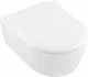 Унитаз подвесной VILLEROY & BOCH Avento 5656RSR1 Direct Flush с покрытием Ceramic Plus и сиденьем Soft Close 9M87S101 - изображение 1