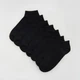 Жіночі базові шкарпетки SuperSox короткі Чорні, 7 пар/36-40р. - зображення 1