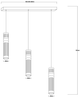 Lampa wisząca Light Prestige Ambiente 3 LED CCT LP-1510/3L CH - obraz 4