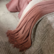 Koc Homla Chenille szenilowy 130 x 170 cm Różowy (5904183856032) - obraz 6