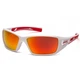 Очки Pyramex Velar White (sky red mirror) зеркальные красные в белой оправе - изображение 1