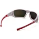 Очки Pyramex Velar White (sky red mirror) зеркальные красные в белой оправе - изображение 4