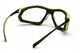 Окуляри Pyramex Proximity (clear) black\lime frame H2MAX Anti-Fog прозорі - зображення 2