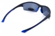 Очки поляризационные BluWater Daytona-1 Polarized (gray), серые в черно-синей оправе - изображение 5