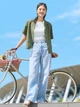 Джинсы Baggy женские UNIQLO 723841287 28-33 Голубые (1159832471) - изображение 4