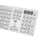 Клавіатура ножнична 2E KS270 109key, WL/BT, EN/UK, сріблясто-білий - изображение 8