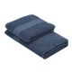 Рушник махровий Ardesto SuperSoft 50х90см, 100% бавовна, синій - изображение 5