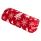 Плед Ardesto Christmas Fleece 130x160см, 100% поліестер, засніжені ялинки - изображение 8