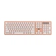 Клавіатура ножнична 2E KS270 109key, WL/BT, EN/UK, рожево-білий - изображение 1