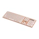 Клавіатура ножнична 2E KS270 109key, WL/BT, EN/UK, рожево-білий - изображение 6