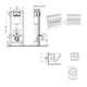 Готове рішення Qtap для ванної кімнати: підвісний унітаз Swan Ultra Quiet 520x360x320 + комплект інсталяції Nest 4 в 1 (лінійна клавіша Chrome) - изображение 2