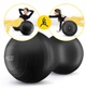 М'яч для фітнесу (арахіс) 4FIZJO Air Ball Peanut 45 x 90 см Anti-Burst Black (P-5907739312938) - зображення 9