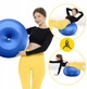 М'яч для фітнесу (пончик) 4FIZJO Air Ball Donut 50 x 27 см Anti-Burst Blue (P-5907739312969) - зображення 2