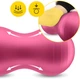 Мяч для фитнеса (арахис) 4FIZJO Air Ball Peanut 45 x 90 см Anti-Burst Pink (P-5907739318565) - изображение 10