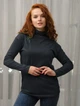Жіночий трикотажний гольф ворот стійка INNOE 230208-22, 48/50 Темно-сірий - зображення 1