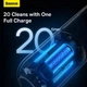Автомобильный портативный пылесос Baseus A2 Pro Car Vacuum Cleaner 2000 mAh, 80W, 20min, 6000Pa, ручной аккумуляторный (VCAQ040001) Black - изображение 9