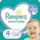 Подгузники Pampers Active Baby размер 4 (9-14 кг), 76 шт - изображение 1