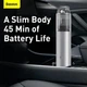 Автомобильный портативный пылесос Baseus A3 Car Vacuum Cleaner 8000 mAh, 135W, 17-45min, 15000Pa, ручной аккумуляторный (CRXCQA3-0S) Silver - изображение 15