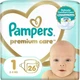 Подгузники Pampers Premium Care размер 1 (2-5 кг), 26 шт - изображение 1