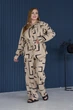 Костюм жіночий літній Olis-style Риона 68 Бежевий (ROZ6601061231) - зображення 1