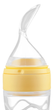 Butelka do karmienia Kidnort Retter Sommar z łyżką silikonowa Żółta 90 ml (5902983624363) - obraz 3