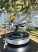 Ароматизатор автомобильный на солнечной батарее Самолет Silver - изображение 3