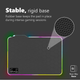 Podkładka pod mysz do gier Vertux FluxPad RGB Black (MPDFLUXPAD) - obraz 4