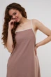 Сарафан максі лляний Wear me L Коричневий (шоколадний) (16_25_11120) - изображение 2