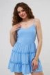Сарафан міні з воланами Wear me M Блакитний (16_25_WM005_10961) - изображение 2