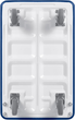 Wózek transportowy Humberg HM-505 White-Blue (5903890618421) - obraz 4