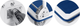 Wózek transportowy Humberg HM-505 White-Blue (5903890618421) - obraz 7